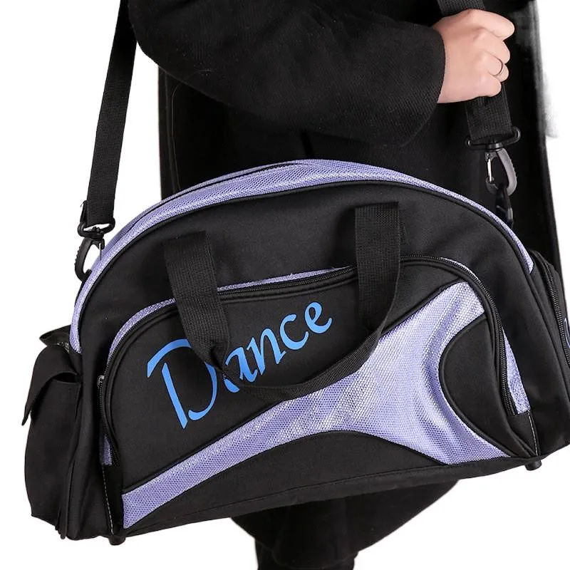 Wholesale High Quality Custom Logo Women Girls Outdoor Sports Fitness Gym Dance Bag With Shoe Compartments