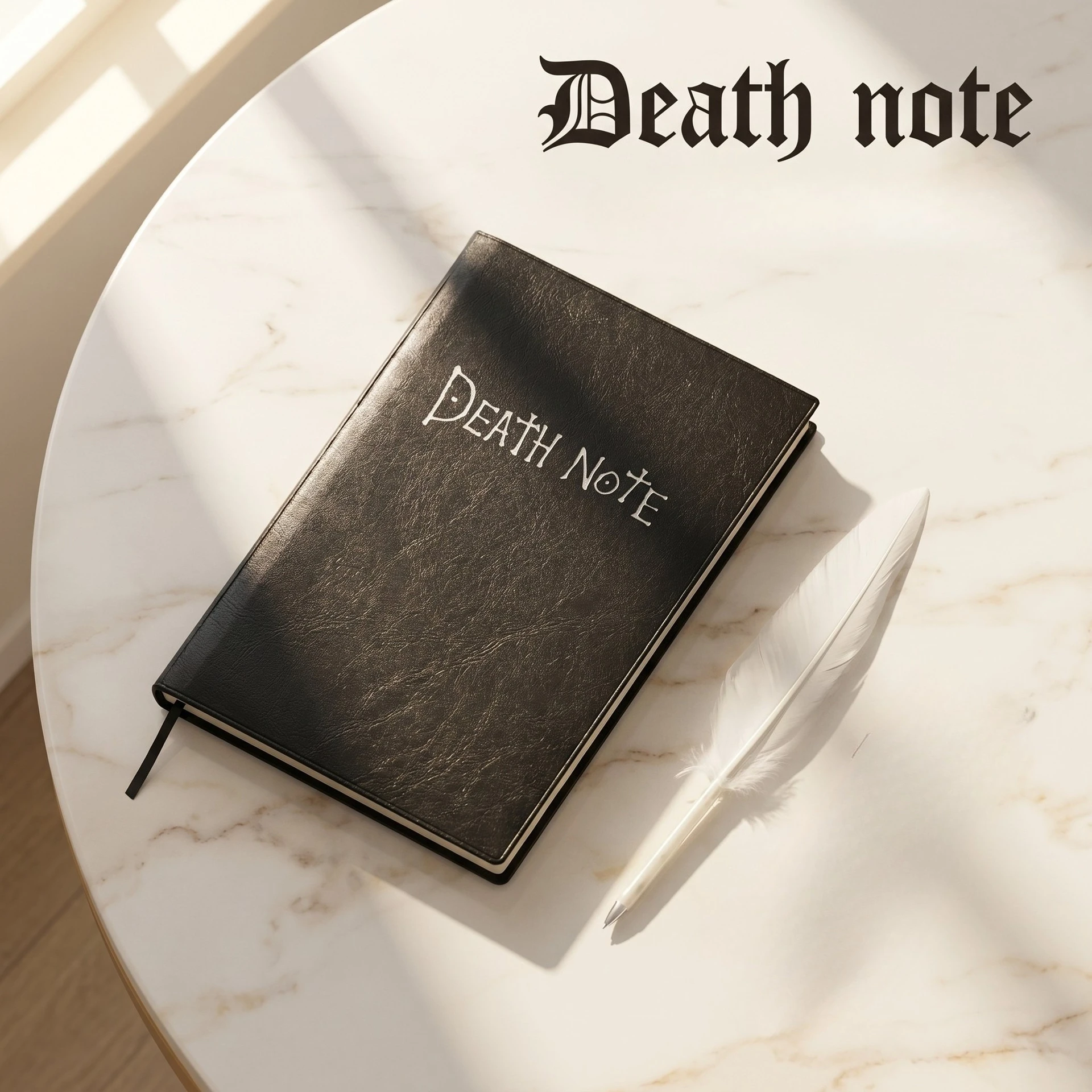 Carnet en cuir Anime Death Note, accessoires de cosplay, fournitures de fête, fournitures scolaires, papeterie de dessin animé, ornements
