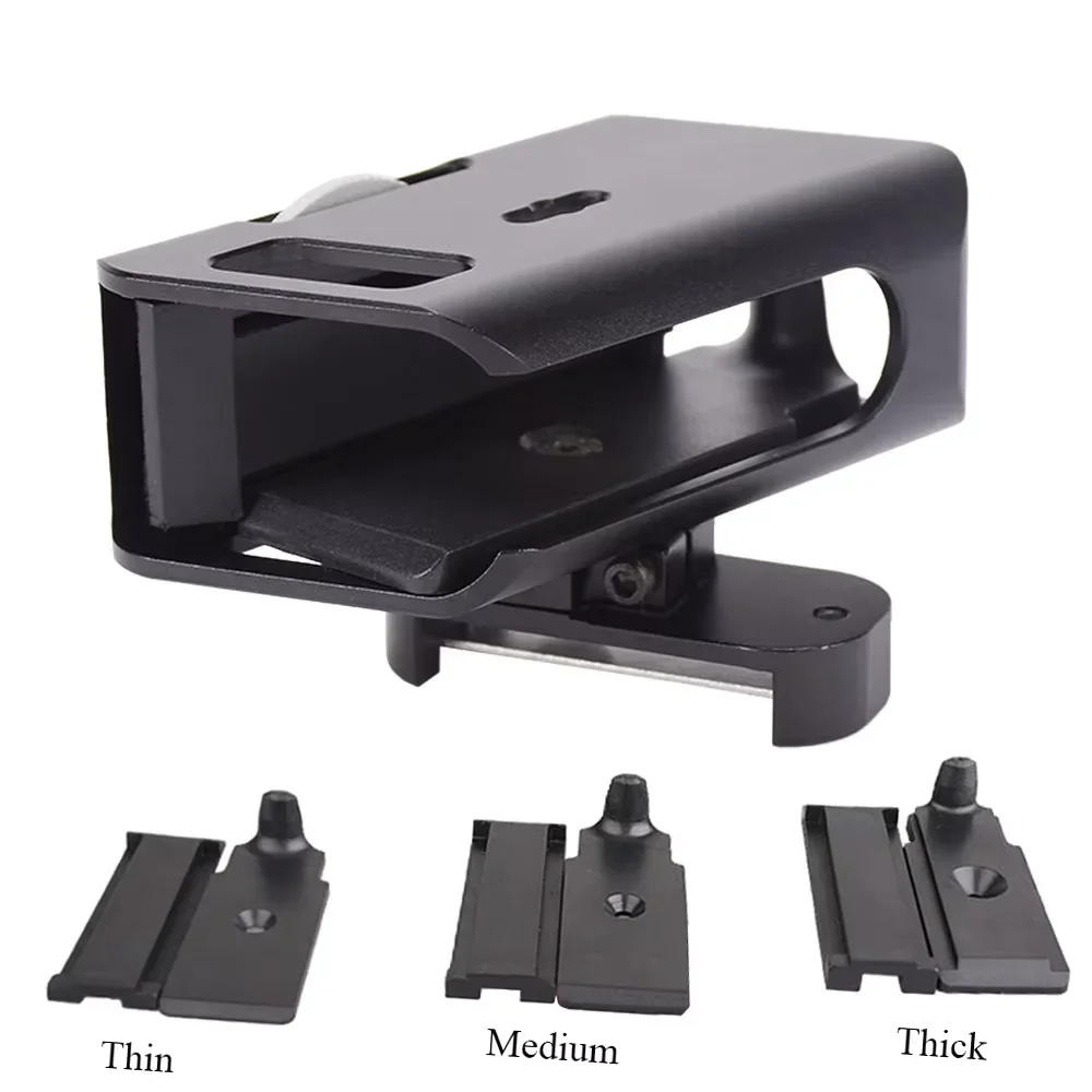 حقيبة مجلة تكتيكية سريعة السحب، ألومنيوم CNC، حافظة بمشبك حزام قابل للتعديل متعددة الزوايا لمسابقة الرماية IPSC USPSA #5