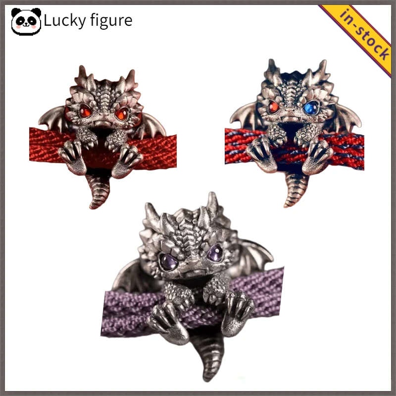 

In Stock Genuine Original Zodiac Dragon Jewelry Retro S925 Silver Zodiac Red String Bracelet for Men and Women Couples Gifts
