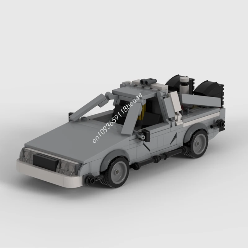 

284 шт. MOC Delorean Time Machine nan Модель Строительные блоки ремесленные игрушки Образовательная архитектура креативная сборка Рождественские подарки