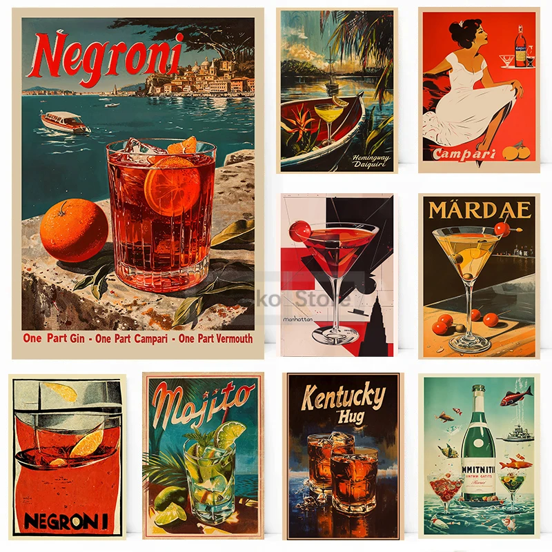 Vintage Style Alcoh…