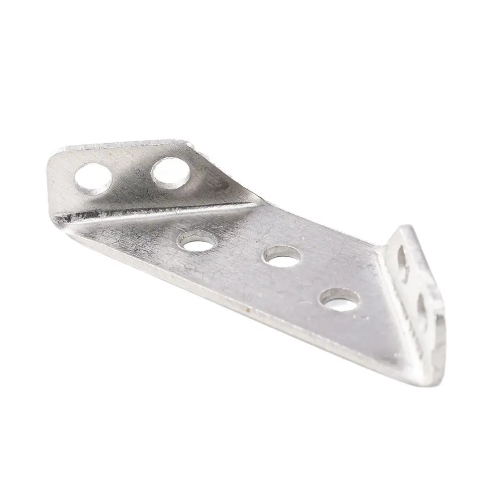 5/10PCS Universal Furniture Corner Connector Stainless Steel Small Universal Corner Code Fastener Triangular Support Furniture