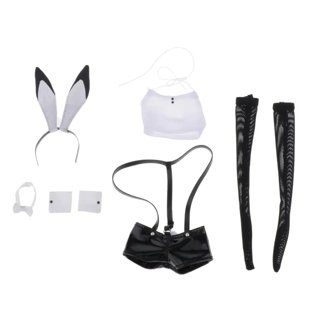 

1/6 Scale Female Bunny Girl Clothing Bunny Girl Suit Set Model Accessories