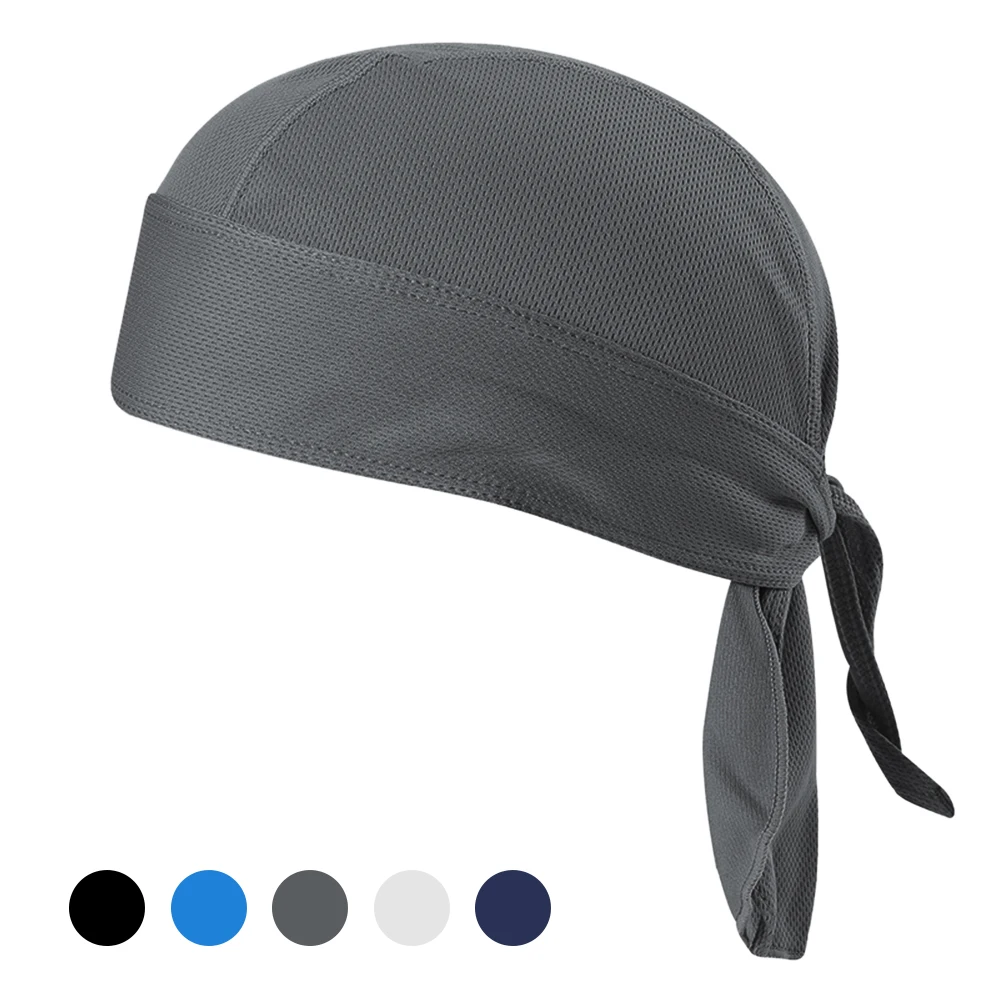 Fahrrad-Stirnband, schweißableitende Kappe, Fahrrad-Kopftuch, schnell trocknende Sonnenschutzhut, Kopftuch für Outdoor-Radsport, Sport-Bandana