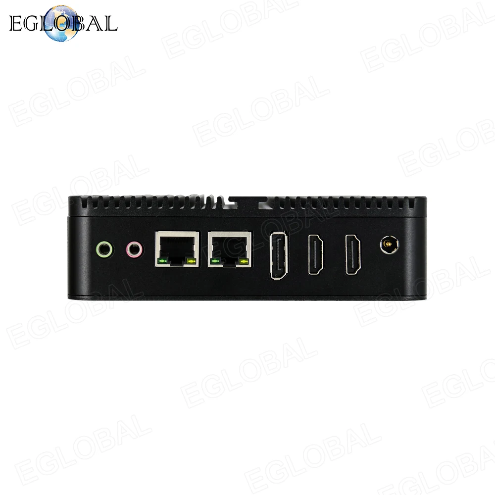 EGLOBAL-Mini PC Intel N100 de 12ª generación, 8G DDR4 RAM, 512G SSD, Windows 11, 2 x HDMI + DP, tres pantallas, LAN Dual, PC COM