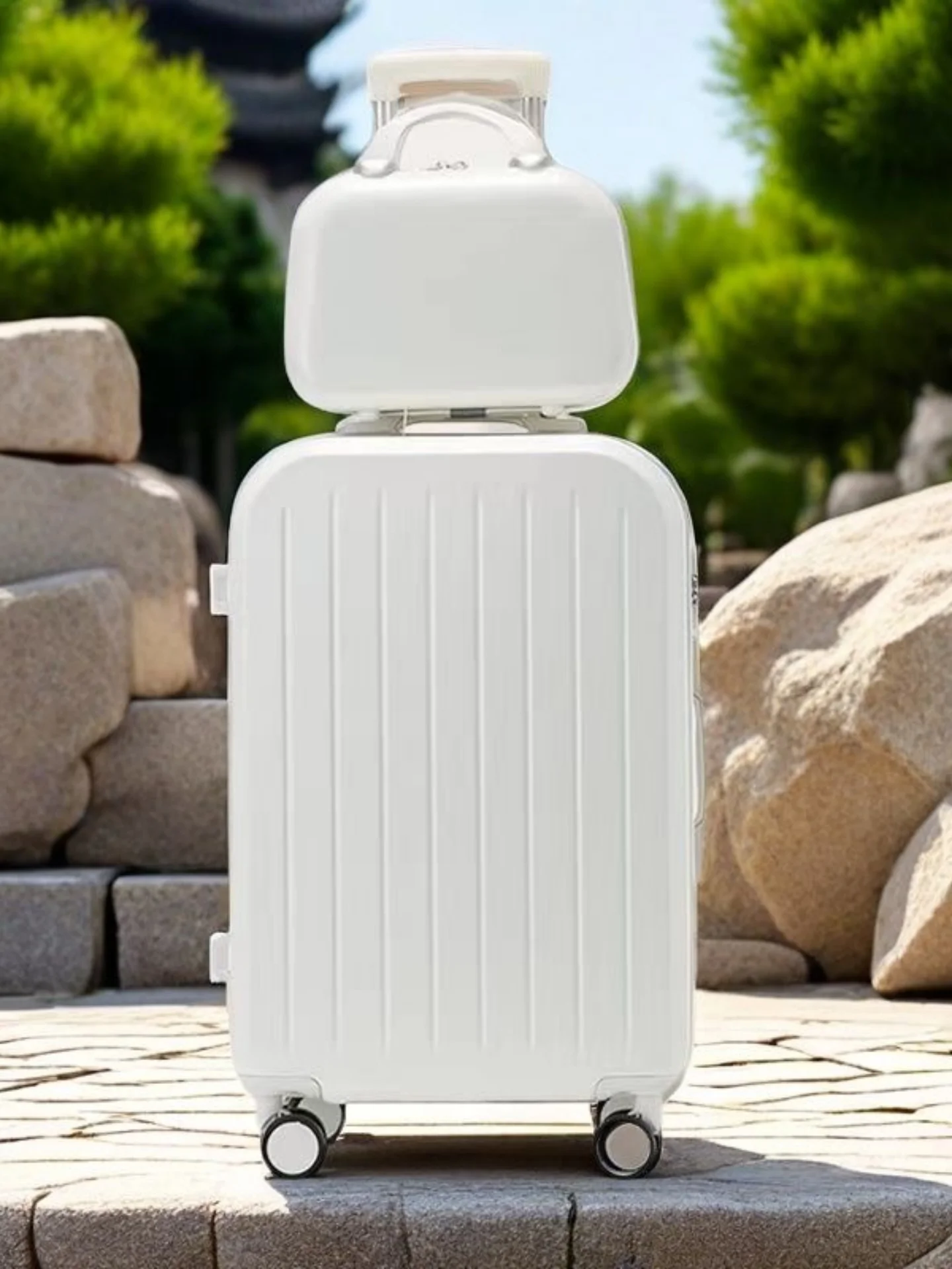 travel-luggage-carry-on-suitcase-20-inch-silent-universal-wheels-password-lock-women's-model-new-2026-version-pc-abs-material