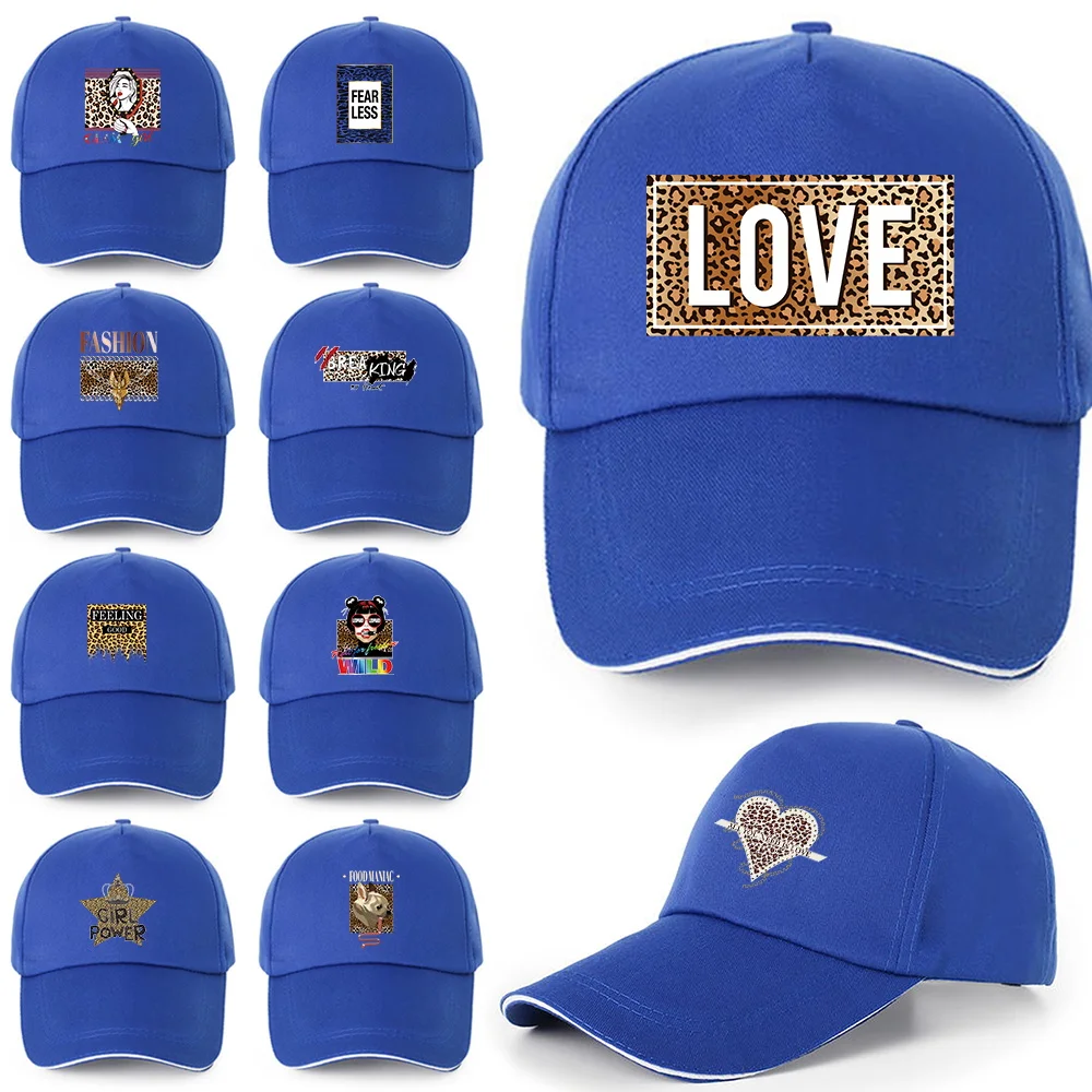 Fashion Joker Hip-hop Hat Hipster Must-have New Cotton Pointed Hat Leisure Summer Outdoor Sun Hat Leopard Series Baseball Cap.