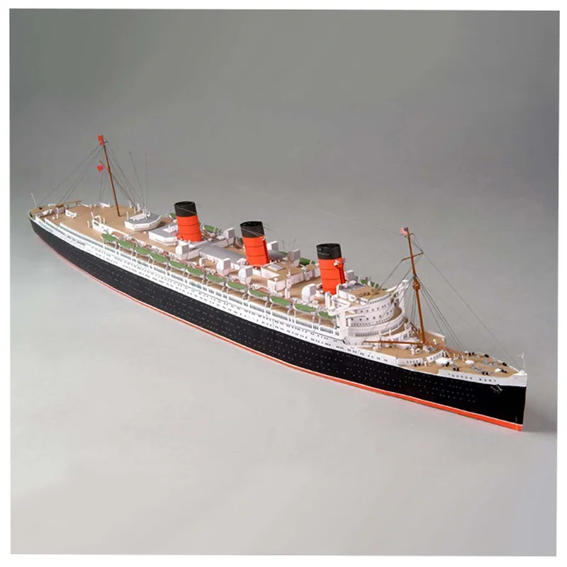 Model Kit Queen Mary - ชุดโมเดลกระดาษ 3 มิติ เรือ RMS Queen