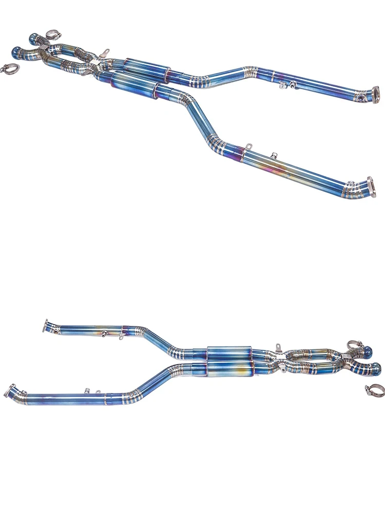 

【 Customized Product 】 Suitable for 2013 BMW M3 and M4 4.0L E90 titanium alloy front pipe performance exhaust pipes