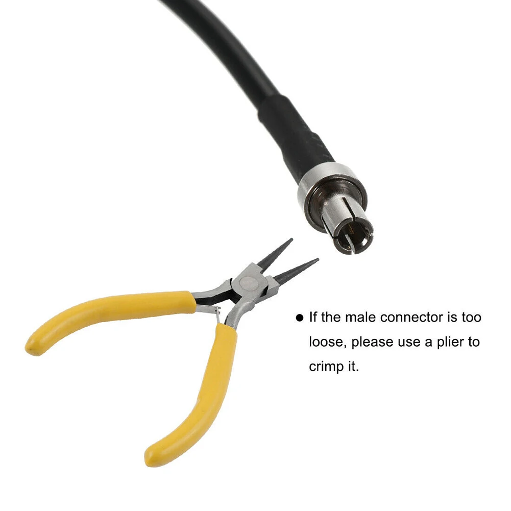 

High Powered TS9 Male to TS9 Female Coaxial Extension Cable 6 6 ft Soldered Connections for Reliable Signal Transmission
