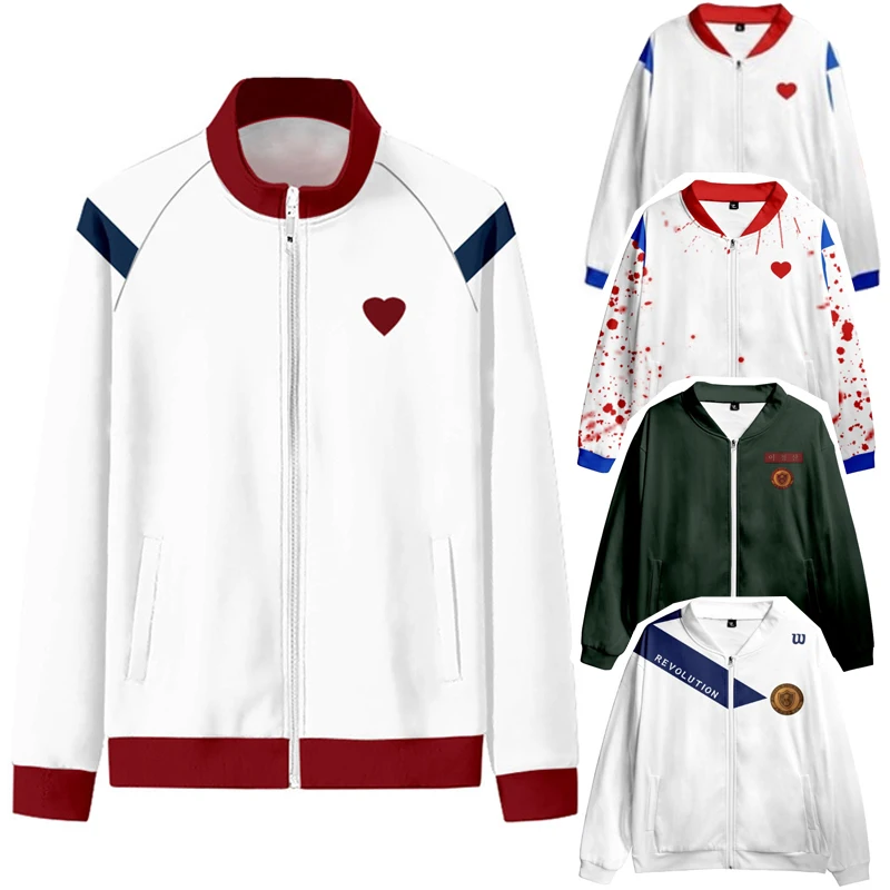 

Мы все мертвые. Куртка на молнии с воротником-стойкой для ролевых игр, спортивная рубашка с 3D принтом, студенческая повседневная куртка с длинными рукавами, толстовка