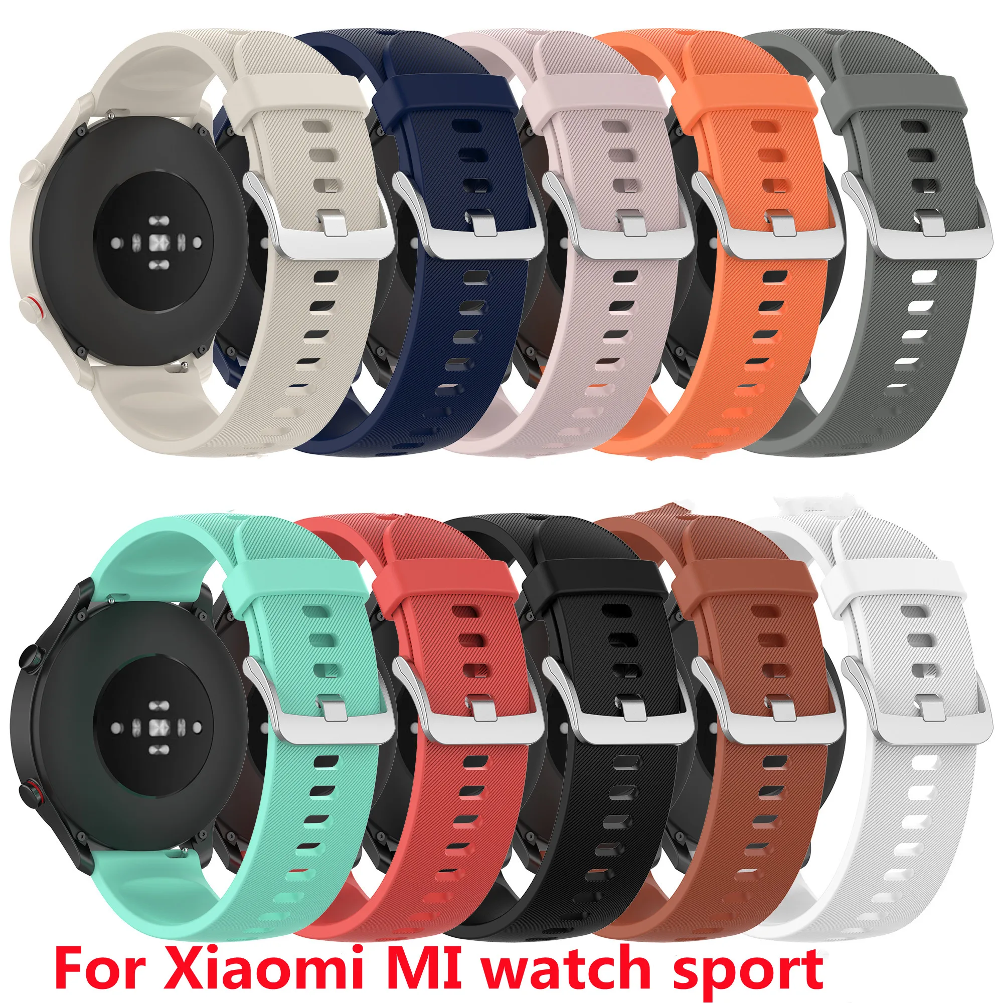 22mm watchband Straps for Xiaomi chuangmi MI watch sport Xiaomi Haylou RT LS05S new Wristband for Xiaomi Haylou RT LS05S Color