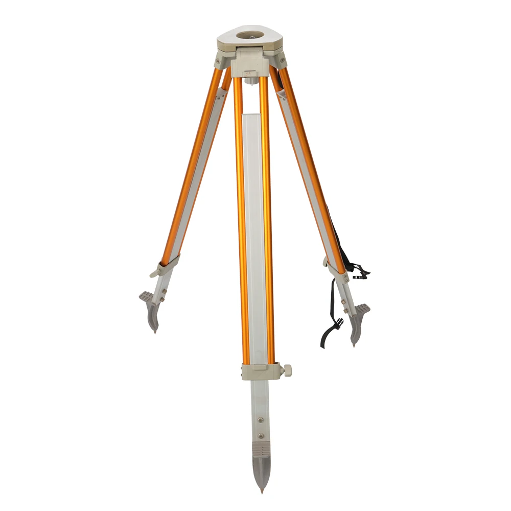 Surveying Equipment Gold Color Aluminum Tripod LANS Survey Tripod For Total Station, Auto Level