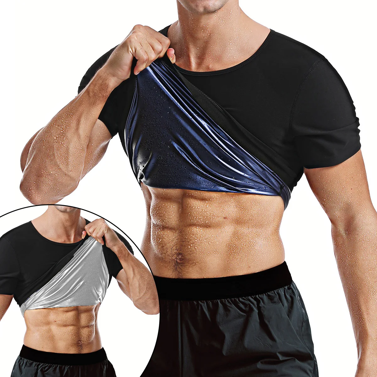 Waist Trainer Women - Men's Sauna Suit Shirt - Heat