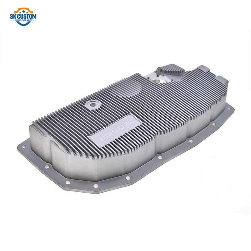 

Популярная горячая распродажа для двигателя 4-го поколения Ea839 S4 S5 A6 A7, масляный поддон из кованого алюминиевого сплава с ЧПУ, масляный поддон двигателя