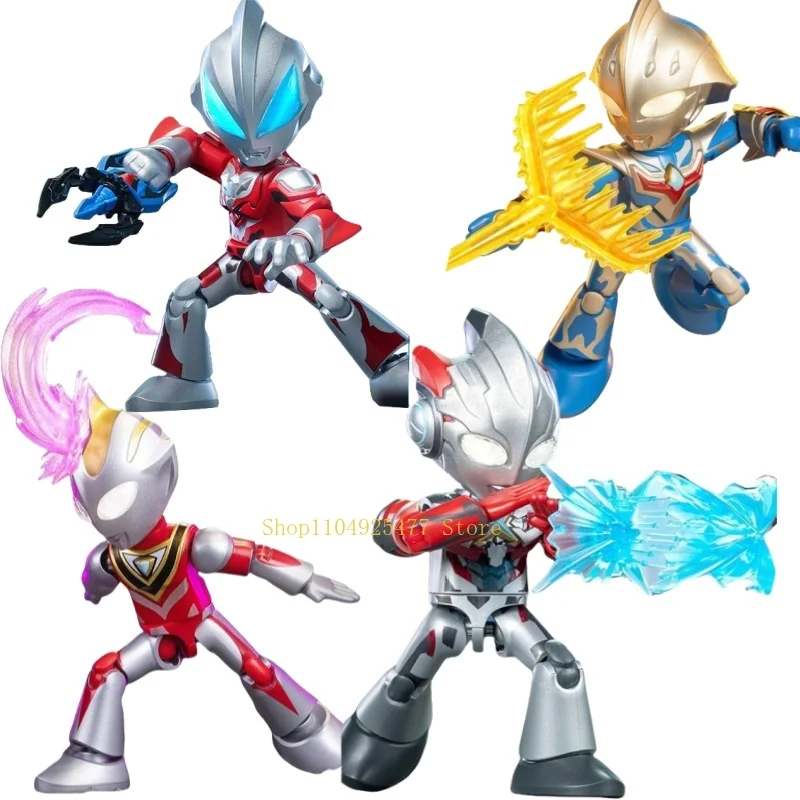 

Кукла Blokees Ultraman, декоративная модель, сборная головоломка, игрушка для мальчиков и девочек, детский подарок на день рождения, игрушки, украшение