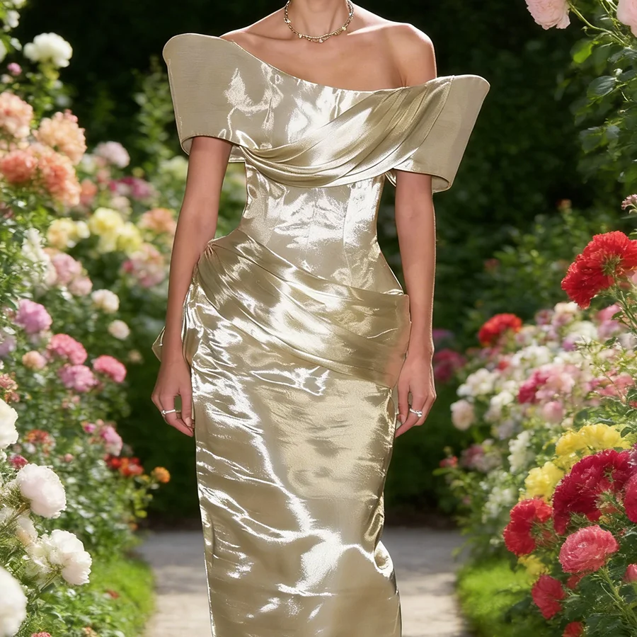 Klasyczne sukienki wieczorowe bez ramiączek, z marszczeniami, o prostym kroju, na urodziny, studniówkę, z możliwością personalizacji.