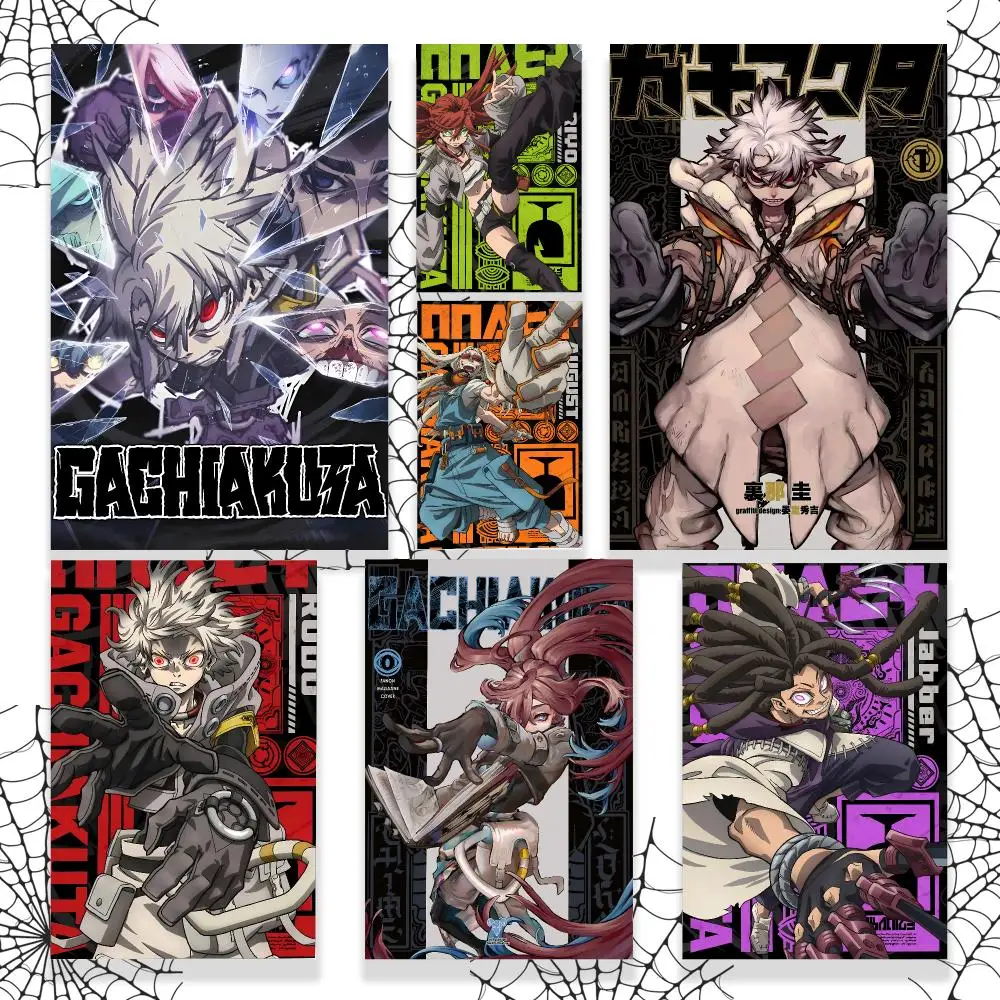 Manga G-Gachiakuta Poster, grafisches Wandkunst-Poster, HD-wasserfester PP-Papierdruck für Schlafzimmer, Wohnzimmer, Büro, Dekoration, Geschenk