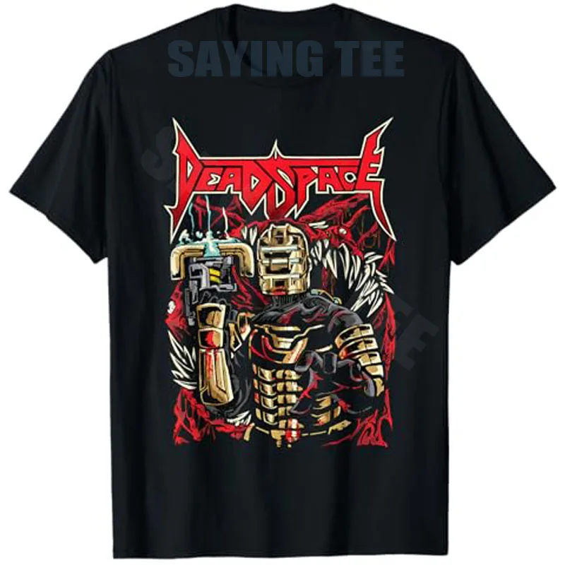 Retro-Zitat Dead Space Silence Lustiger Roboter Vintage Universum T-Shirt Y2k Ästhetische Kleidung für Männer Humor Streetwear Bekleidung T-Shirts – Detail 3