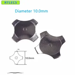 1000 500 Pcs 10.0mm Diameter Cross Type  Metal Dome Dimple 4 Legs Array Switch 250 gf Snap RoHS OEM order by mail