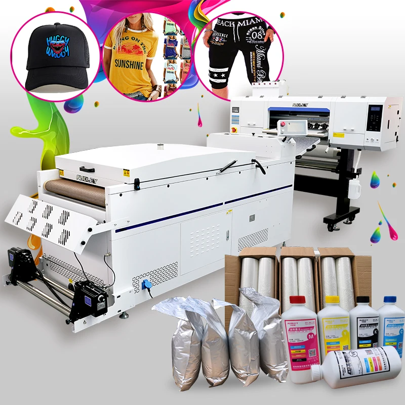 

Factory Manufacturer Audley Digital Inkjet Printer DTF Printing Machine 24 Inch Dtg Tshirt Printing Machine Garment Printer