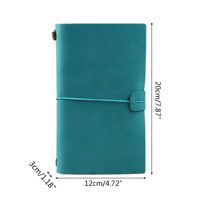 for Creative Leather Softcover Notebook Ink-proof Journal To-do List Travel Writing Notepad Birthday Gift for Kid Teen A