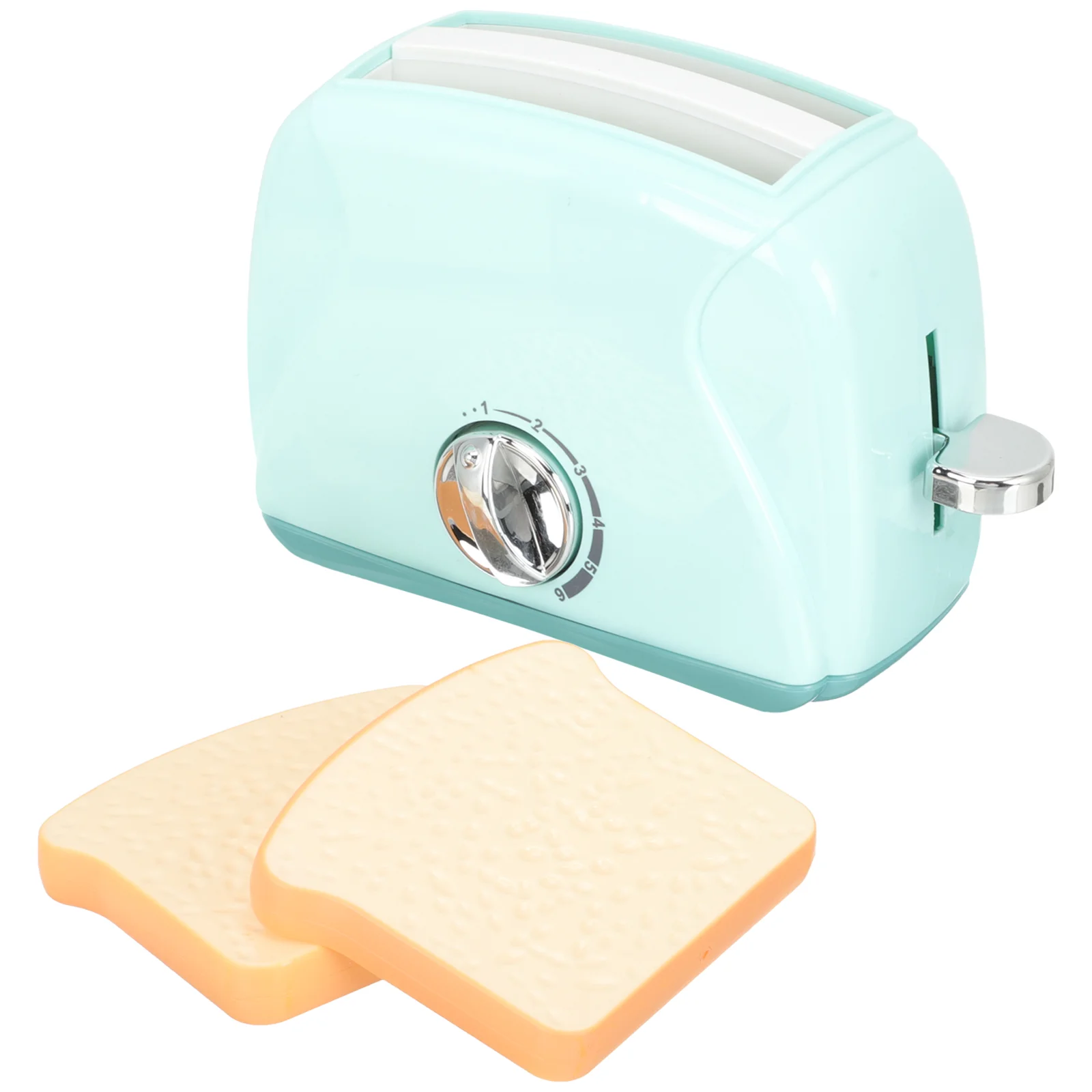 Toy Bread Machine Cute Plastic Kitchen Appliance for Kids Play House Restaurant Decor Toaster Up Mini Craft Gift