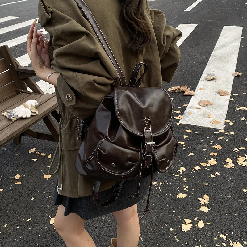 حقيبة يد نسائية جلدية فاخرة كلاسيكية مصممة على الكتف حقيبة يد أنيقة للراحة اليومية الحديثة #3