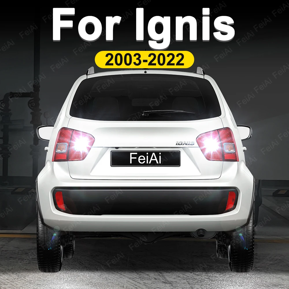 

Для Suzuki Ignis светодиодные фонари заднего хода, аксессуары Ignis 2003-2022 2008 2009 2010 2011 2012 2013 2014 2015 2017 2018 2019