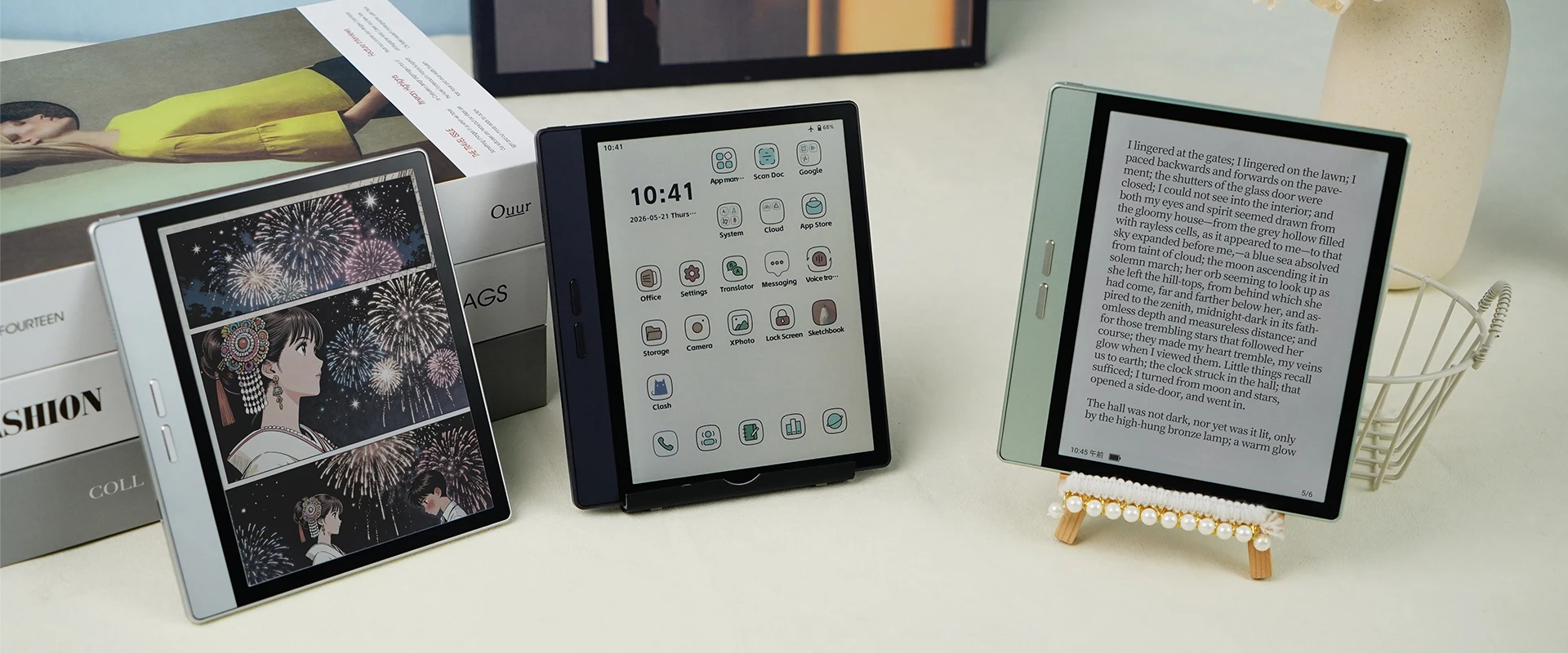 Bigme B7 E-Book-Reader, 7'' E-Ink E-Reader, 300PPI, 8+128GB, Android 14 Open System, Handschrift-E-Book-Tablet mit 5MP Rückkamera – Detail 13