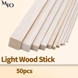 5-50pcs Wooden Craft Sticks Bulk Wood Sticks For Crafts Wooden Sticks For Crafting Wood Dowels For DIY Accessories Balsa Sticks