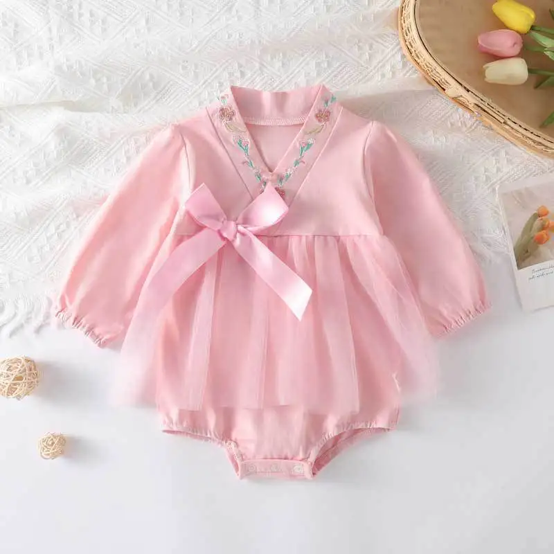 newborn Baby Floral Clothes Fashion Floral Printed Girls Rompers Short sleeve Infant Bodysuits Summer Clothes Soft Baby Clothes