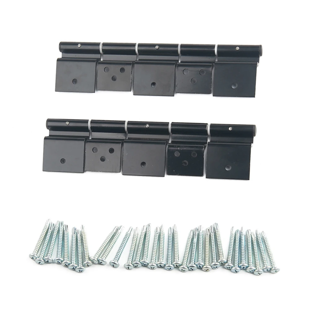 4PCS Lightweight RV Door Hinge Set With Screws Replacement Camper Door Hinges For Fifth Wheel & Trailers For Installation