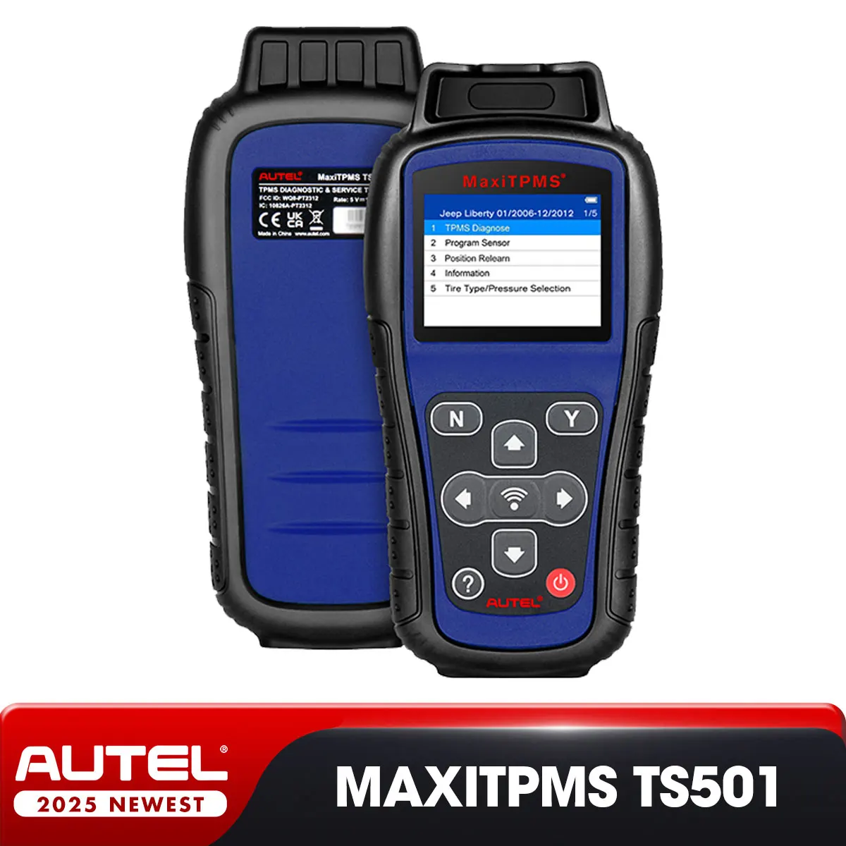 2025 Autel MaxiTPMS TS501 Pro Автомобильный диагностический инструмент TPMS Активация переобучения всех датчиков TPMS Программа