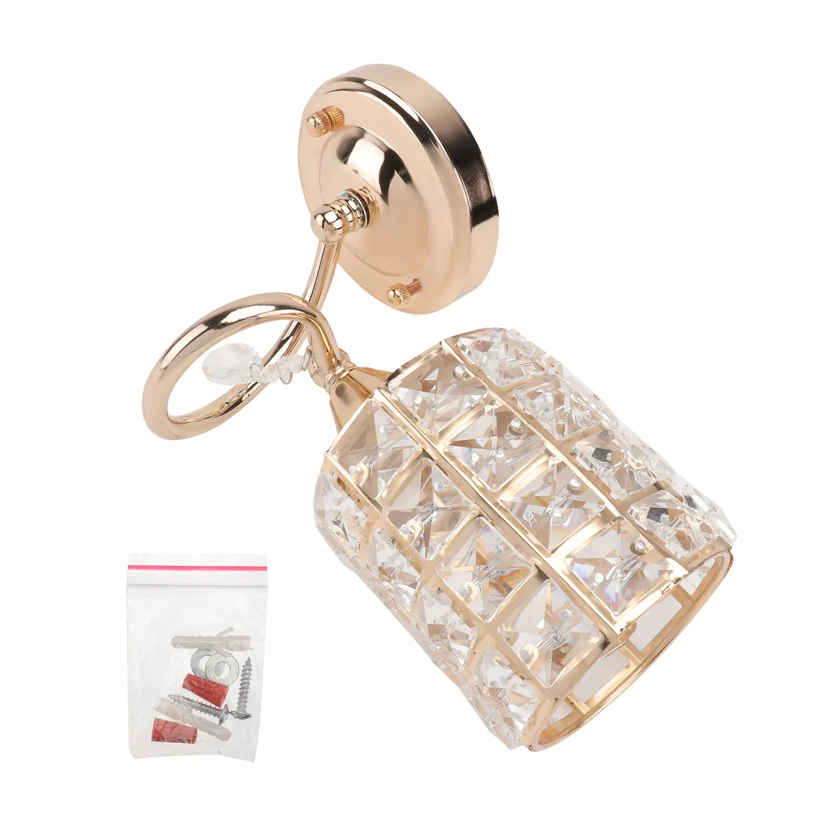 

Crystal Wall Decorative Light for Crystal Wall Lamp Living Room Restaurant Corridor Easy Installation Long Use