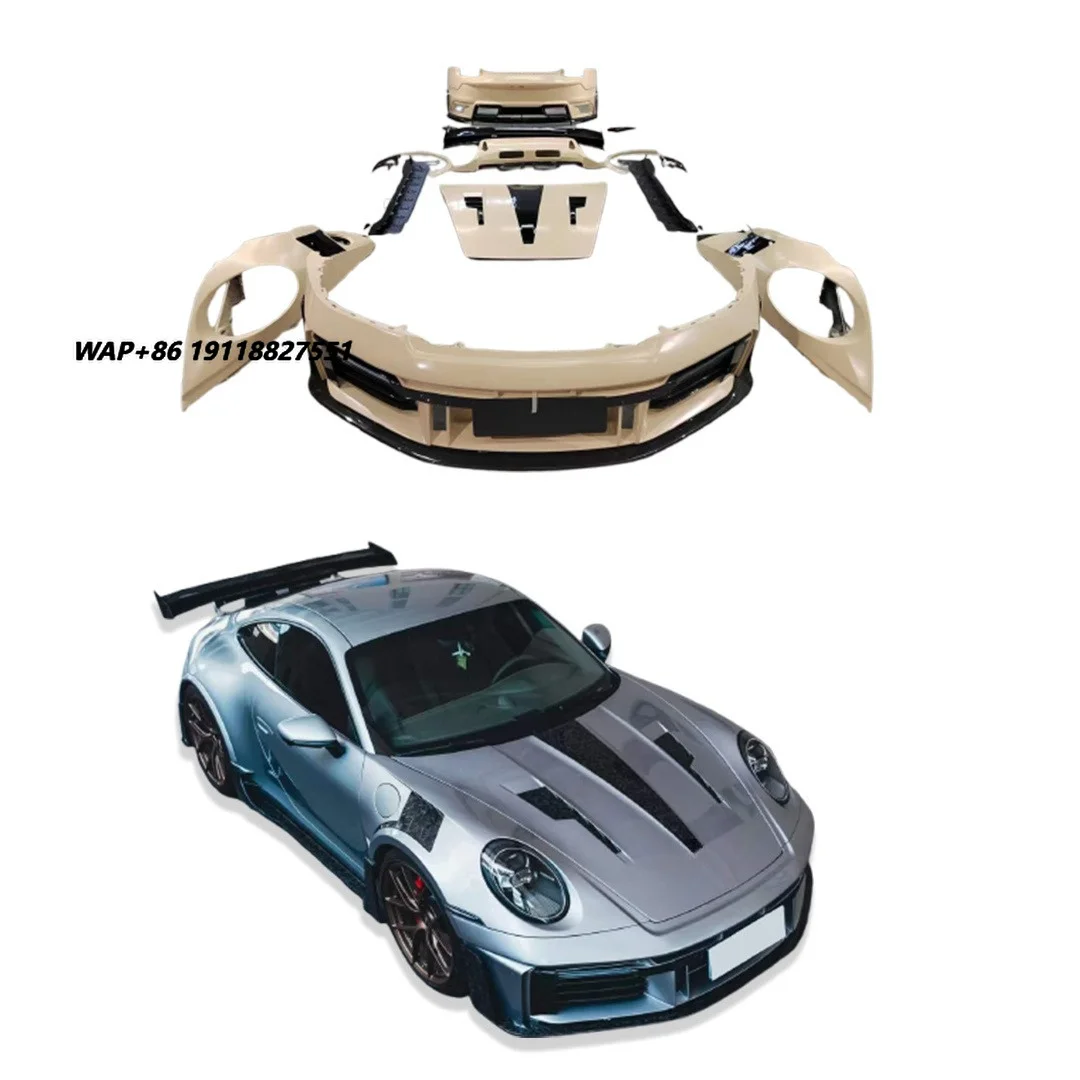 MIW Style Dry Carbon Fiber Body Kit for  911 992 Carrera New Condition Front Side & Rear Car Accessories Upgrade Body Kit