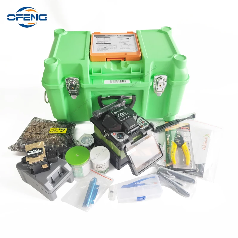 FX39 Fiber Optic Fusion Splicer 6 motor Splicing Machine FX39 Splicing Fusion Splicer OPM VFL Equipment