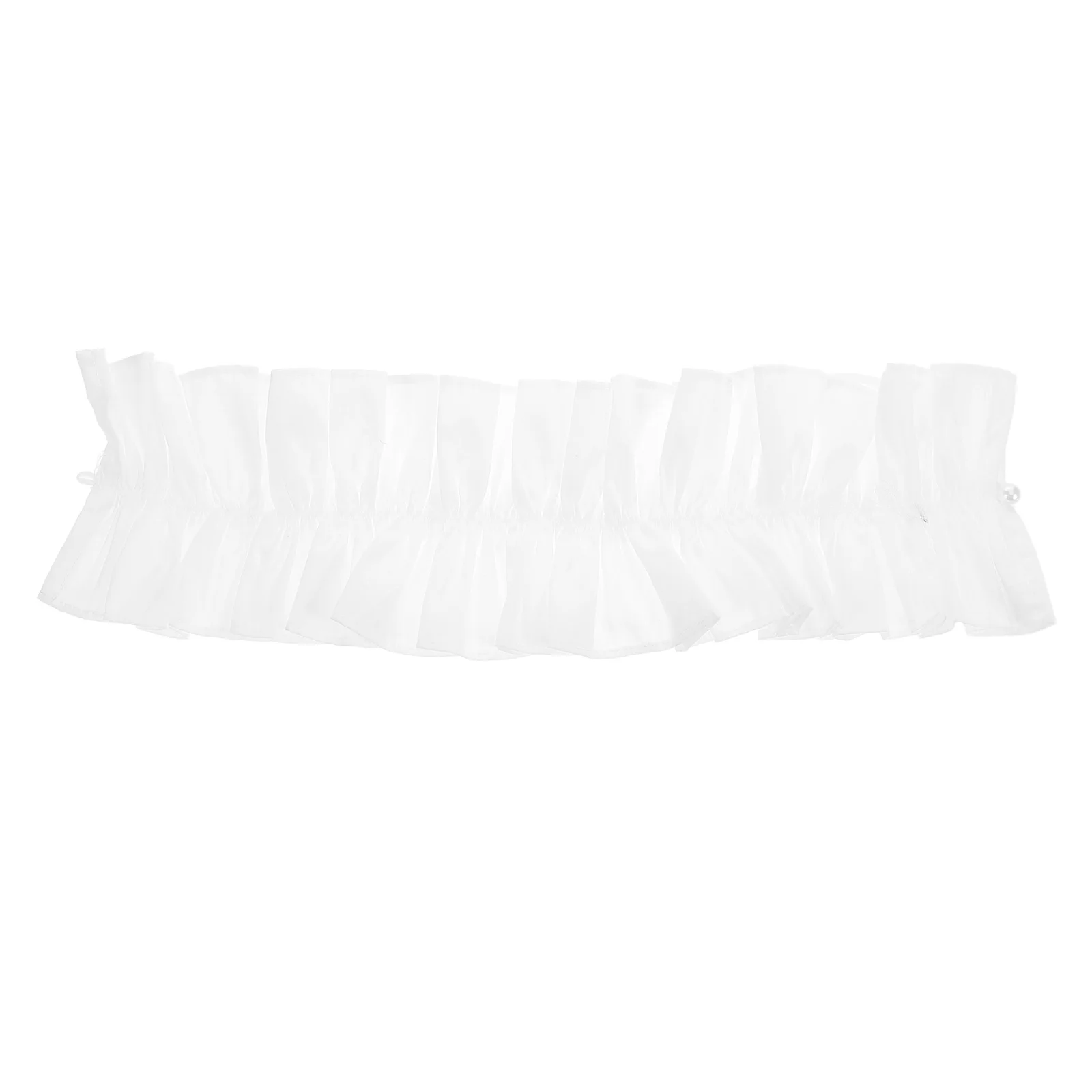 

Chic Ruffle Collar for Women Soft Comfortable Cotton Detachable Fake Collar Elegant Pleated Design Versatile Fashion