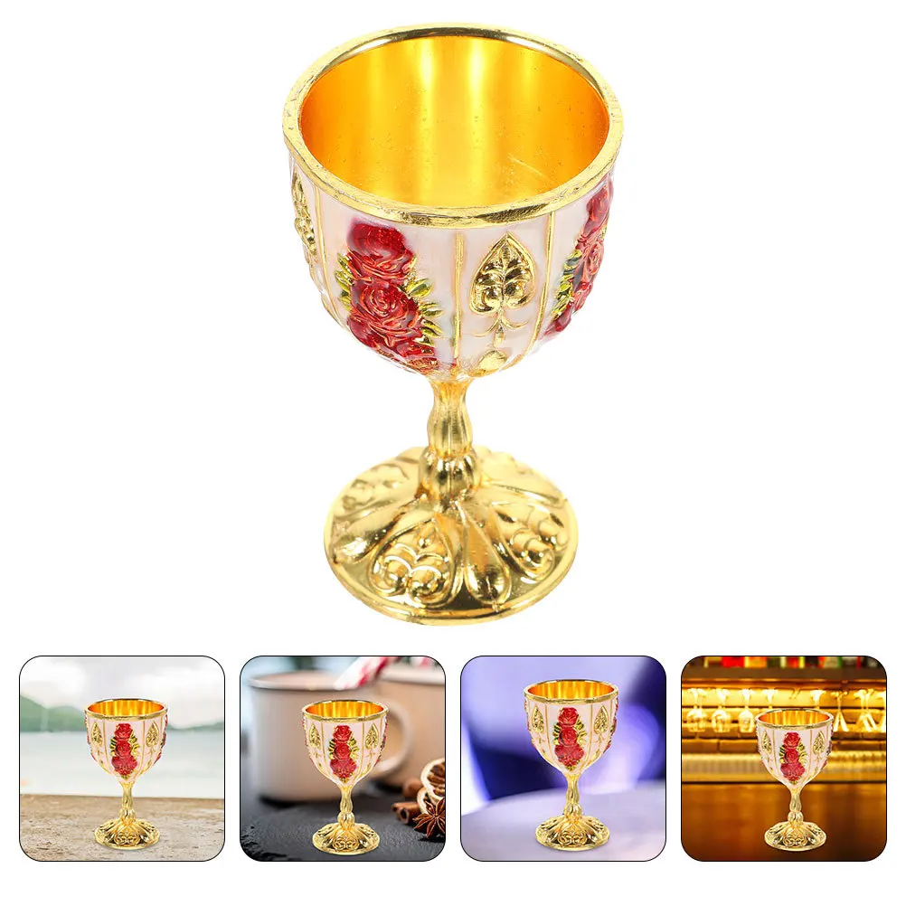 

2pcs Anti-Break Whiskey Iron Metal Drink For Home Household Liquor Bar Decor Compact Liquor Cup Household Wine Cup