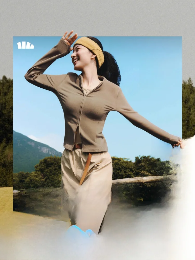 

Женский вязаный кардиган Banana Le на молнии, тонкий, для ношения под одеждой или как верхняя одежда, осенняя новинка, теплый топ