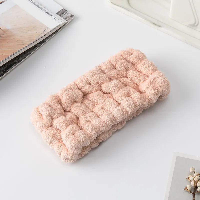 

Face-washing Hair Band, Women's Makeup Single-circle Coral Velvet Hair Cap, Sports Yoga Headband.