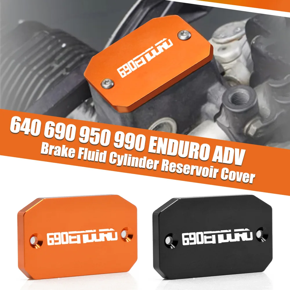 

Fluid Reservoir Cover For 640 690 950 990 ENDURO ADV 2004 2005-2007 Motorcycle Aluminum Alloy Brake Fluid Tank Cap Accessories