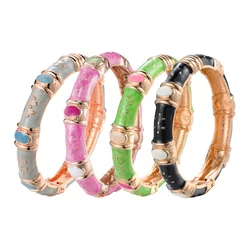 Cloisonne Bangle Jewelry For Women Bracelet On Hand 6 Colors Enamel Jewelry Women's Hand Bracelet Female Mother's Day Gift Wife