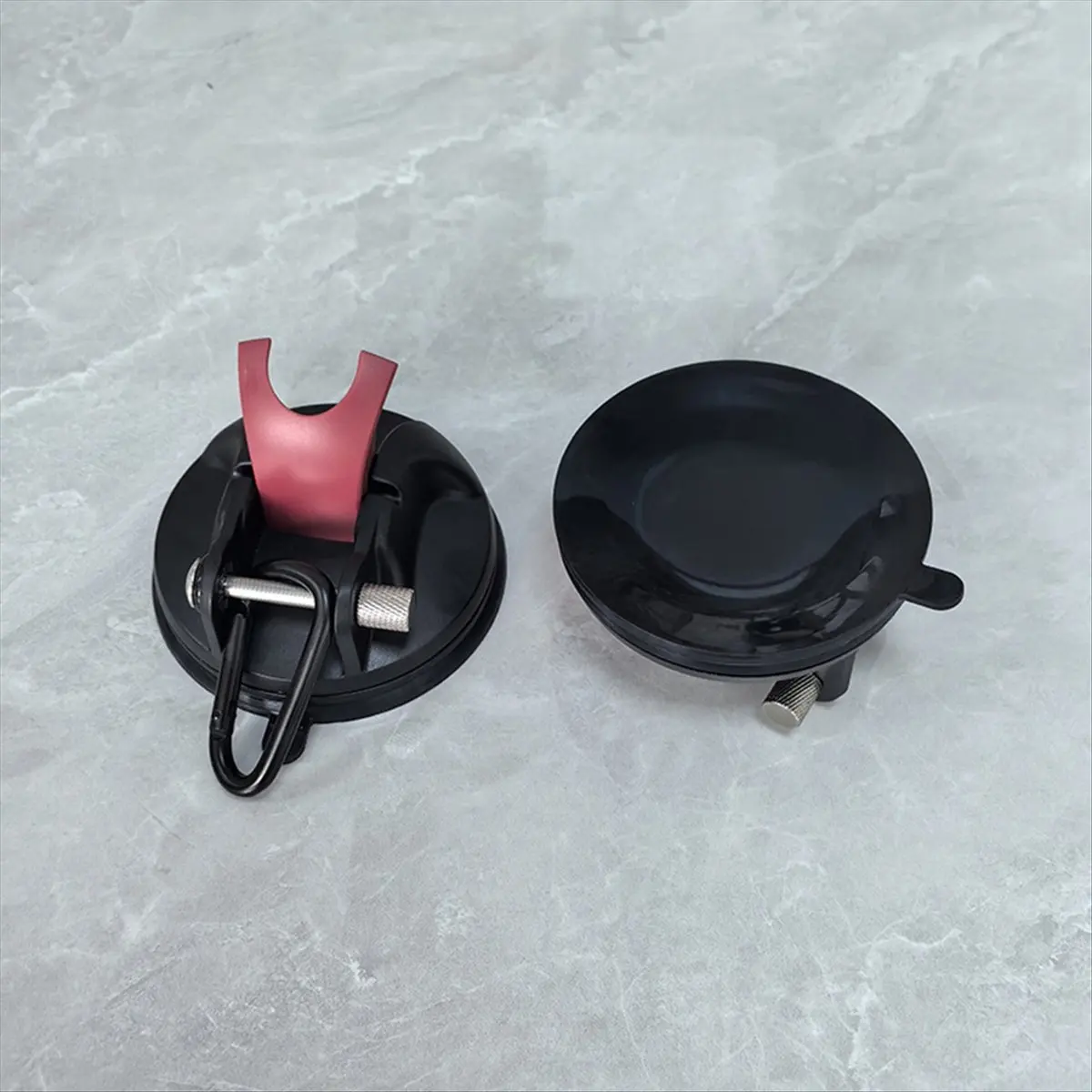HGHO Heavy Cups Vacuum Suction Cup Hooks Glass Window Shower Wall Organizer Securing Hook Tie Down Car Awning 2 Pieces