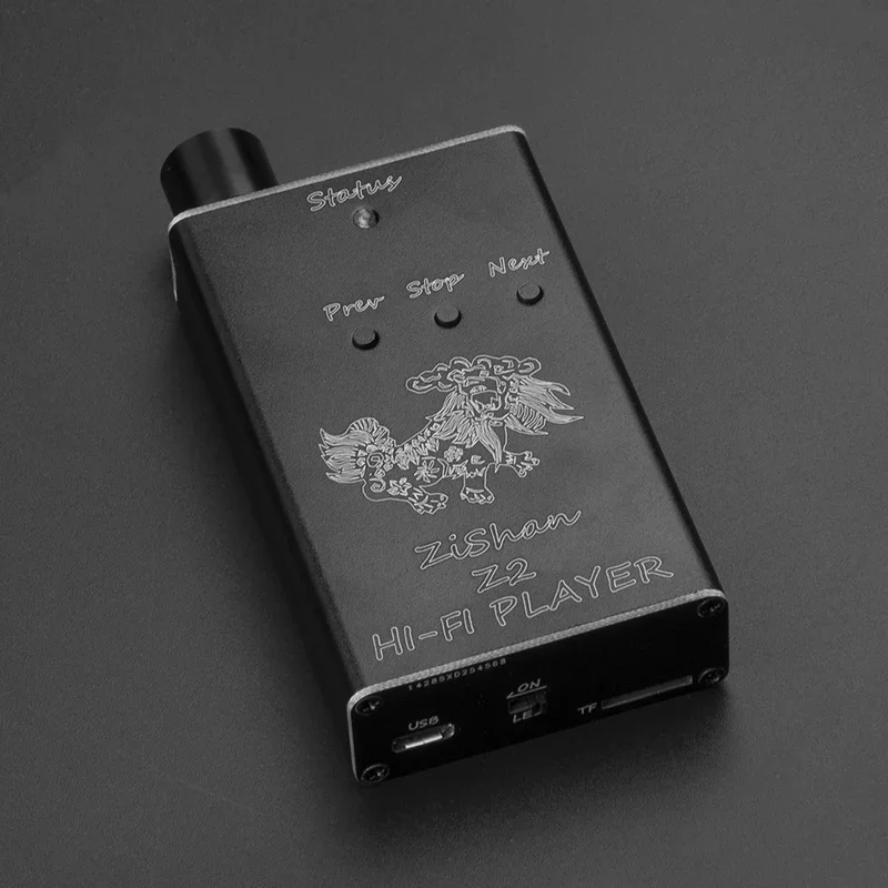 Zishan Z2 Portable Music Player HiFi Lossless DSD Dard Decoding Upgrade Version MP3 Player with ES9018 DAC Headphone Amplifier