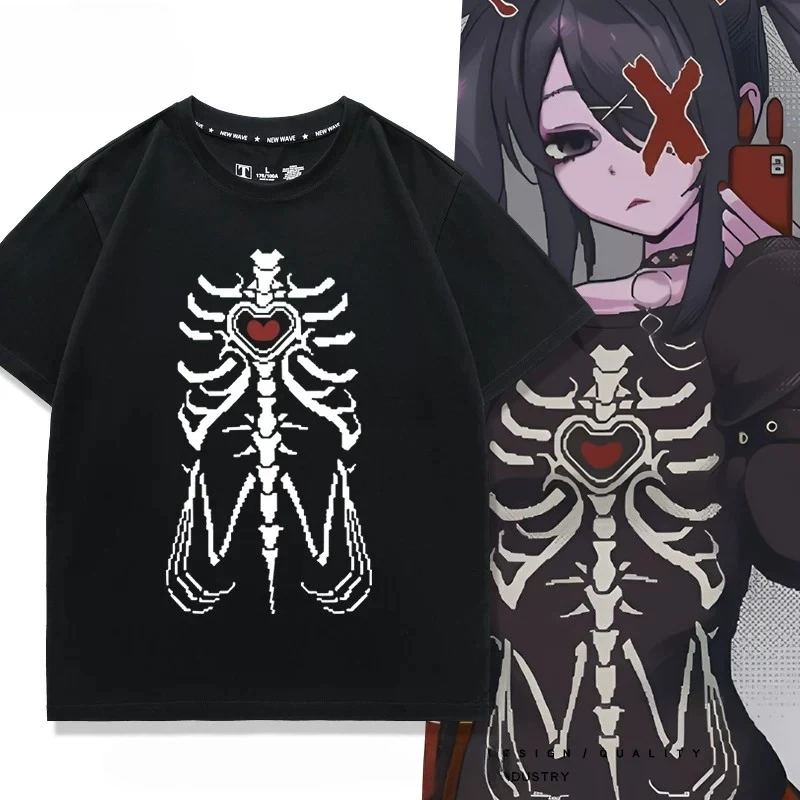 Anime NEEDY GIRL OVERDOSE Ame-chan Cosplay Short Sleeve T Shirt Women Men Aesthetic Graphics Tshirt Cotton Tees Streetwear