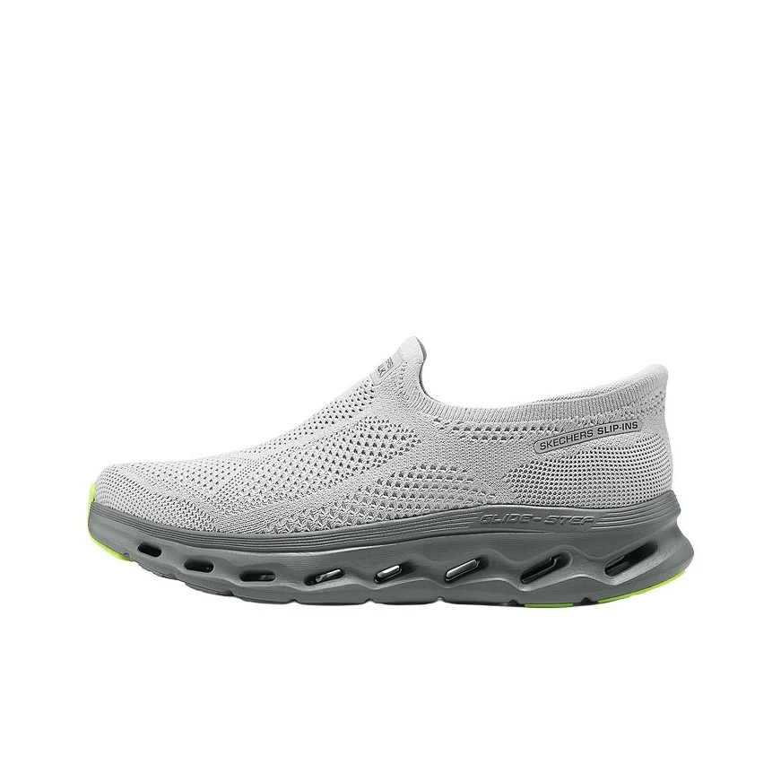 Skechers MEN'S GO WALK Abrasion Resistant Low top Walking Shoes Men's Light Gray 216665-LTGY