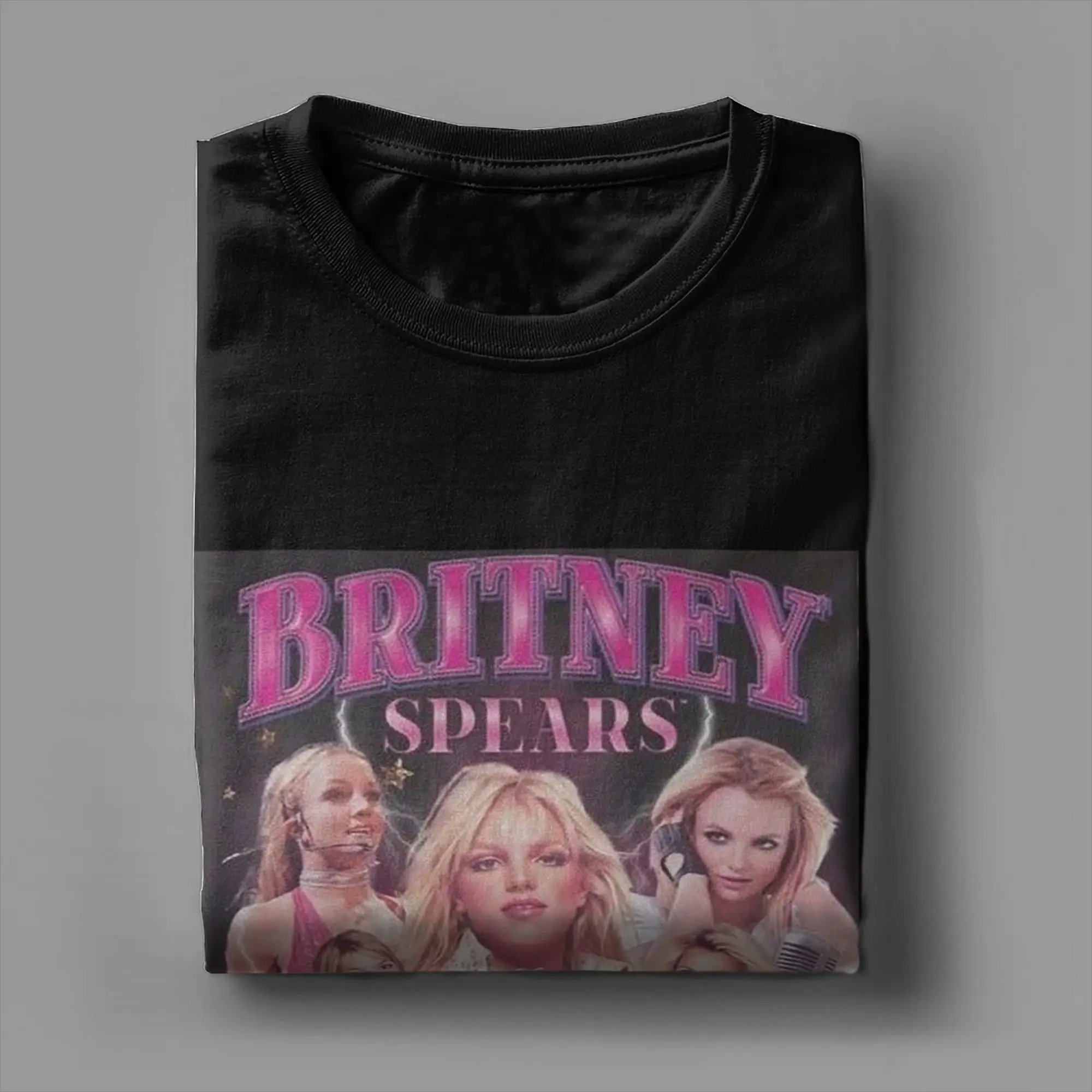 B-Britney Jean Spears Tee Shirt for Men Women Fashion T Shirts Singer 100% Cotton Clothing