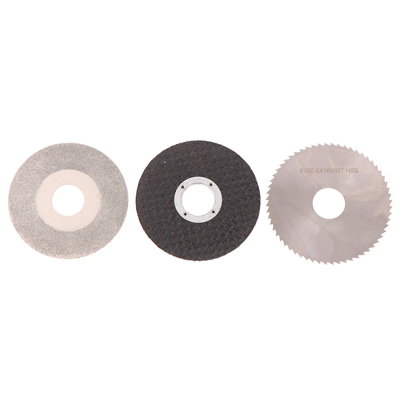 Mini Multifunctional Table Saw Blade 2.5inch Diameter 63mm HSS Alloy Emery Resin Saw Blade Electric Saw Blade DIY Power Tools